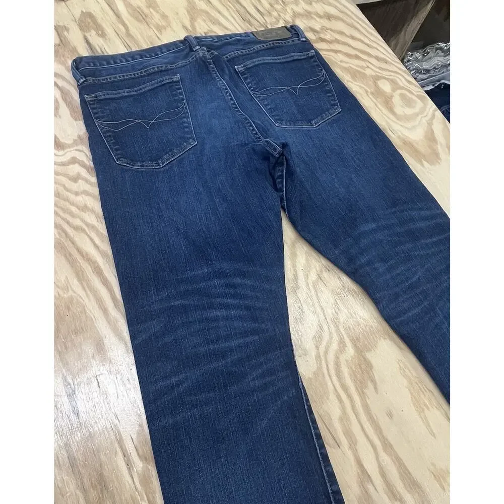 Polo Ralph Lauren Jeans Mens 38x30 Hampton Relaxed Straight Blue Medium Wash